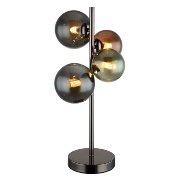 Riha Lampe à poser Luminaires Globo Lighting Gris, 4 lumières Riha Lampe à poser Luminaires Globo Lighting Gris, 4 lumières