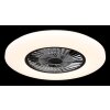 Alva Ventilateur de plafond lumineux Luminaires Globo Lighting LED Blanc, 1 lumière, Télécommandes, Changeur de couleurs