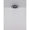 Blizzak Ventilateur de plafond lumineux Luminaires Globo Lighting LED Noir, 1 lumière, Télécommandes