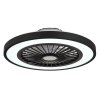 Blizzak Ventilateur de plafond lumineux Luminaires Globo Lighting LED Noir, 1 lumière, Télécommandes