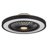 Blizzak Ventilateur de plafond lumineux Luminaires Globo Lighting LED Noir, 1 lumière, Télécommandes