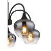 Maxy Suspension Luminaires Globo Lighting Noir, 5 lumières