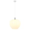 Maxy Suspension Luminaires Globo Lighting Chrome, Blanc, 1 lumière