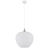 Maxy Suspension Luminaires Globo Lighting Chrome, Blanc, 1 lumière