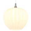 Maxy Suspension Luminaires Globo Lighting Chrome, Blanc, 1 lumière