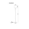 Maxy Lampadaire Luminaires Globo Lighting Chrome, Noir, 1 lumière