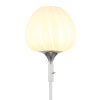 Maxy Lampadaire Luminaires Globo Lighting Chrome, Blanc, 1 lumière