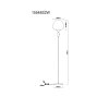 Maxy Lampadaire Luminaires Globo Lighting Chrome, Blanc, 1 lumière