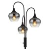 Maxy Lampadaire Luminaires Globo Lighting Noir, 3 lumières