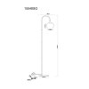 Maxy Lampadaire Luminaires Globo Lighting Chrome, Noir, 1 lumière