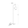 Maxy Lampadaire Luminaires Globo Lighting Chrome, Blanc, 1 lumière