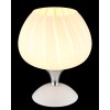 Maxy Lampe à poser Luminaires Globo Lighting Chrome, Blanc, 1 lumière