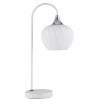 Maxy Lampe à poser Luminaires Globo Lighting Chrome, Blanc, 1 lumière