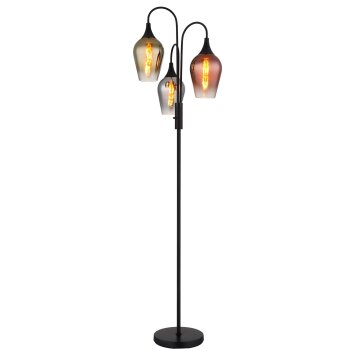 Lavus Lampadaire Luminaires Globo Lighting Noir, 3 lumières