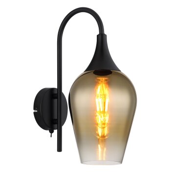 Lavus Applique murale Luminaires Globo Lighting Noir, 1 lumière