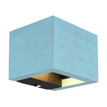 Alina Applique murale Luminaires Globo Lighting LED Bleu, Noir, 1 lumière