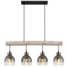 Ryan Suspension Luminaires Globo Lighting Écru, Noir, 4 lumières