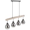 Ryan Suspension Luminaires Globo Lighting Écru, Noir, 4 lumières