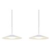 Lampone Suspension Luminaires Globo Lighting LED Blanc, 1 lumière