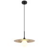 Riga Suspension Luminaires Globo Lighting Noir, 1 lumière