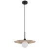 Riga Suspension Luminaires Globo Lighting Noir, 1 lumière