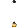 Zumba Suspension Luminaires Globo Lighting Noir, 1 lumière