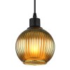 Zumba Suspension Luminaires Globo Lighting Noir, 1 lumière