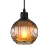 Zumba Suspension Luminaires Globo Lighting Noir, 1 lumière