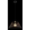 Baku Suspension Luminaires Globo Lighting Noir, 1 lumière