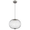 Galway Suspension Luminaires Globo Lighting LED Nickel mat, 1 lumière