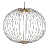 Galway Suspension Luminaires Globo Lighting LED Nickel mat, 1 lumière