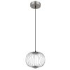 Galway Suspension Luminaires Globo Lighting LED Nickel mat, 1 lumière