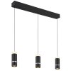 Alvarado Suspension Luminaires Globo Lighting LED Noir, 1 lumière