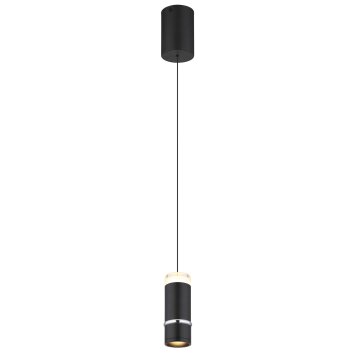 Alvarado Suspension Luminaires Globo Lighting LED Noir, 1 lumière