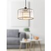 Jordana Suspension Luminaires Globo Lighting Noir, 1 lumière