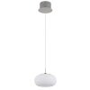 Quintara Suspension Luminaires Globo Lighting LED Nickel mat, 1 lumière