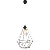 Zachary Suspension Luminaires Globo Lighting Noir, 1 lumière