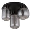 Fluoro Plafonnier Luminaires Globo Lighting LED Noir, 1 lumière