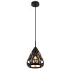 Hassan Suspension Luminaires Globo Lighting Noir, 1 lumière