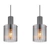 Tulivar Suspension Luminaires Globo Lighting Gris, 3 lumières