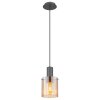 Tulivar Suspension Luminaires Globo Lighting Gris, 1 lumière