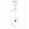 Tulivar Suspension Luminaires Globo Lighting Gris, 1 lumière