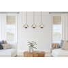 Arus Suspension Luminaires Globo Lighting LED Noir, 1 lumière