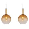 Marinella Suspension Luminaires Globo Lighting Noir, 3 lumières