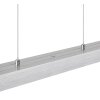 Ethan Suspension Luminaires Globo Lighting LED Aluminium brossé, Blanc, 1 lumière