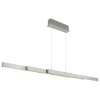 Ethan Suspension Luminaires Globo Lighting LED Aluminium brossé, Blanc, 1 lumière