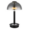 Uldin Lampe à poser Luminaires Globo Lighting LED Fumé, 1 lumière