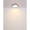 Doha Plafonnier Luminaires Globo Lighting LED Anthracite, Blanc, 1 lumière