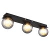 Ander Plafonnier Luminaires Globo Lighting Noir, 3 lumières