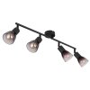 Satella Plafonnier, Spot de plafond, Applique murale, Spot mural Luminaires Globo Lighting Noir, 4 lumières